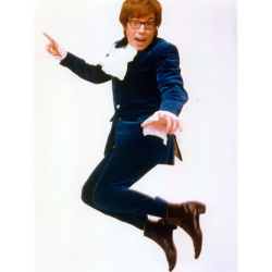 Austin Powers Blue Suit